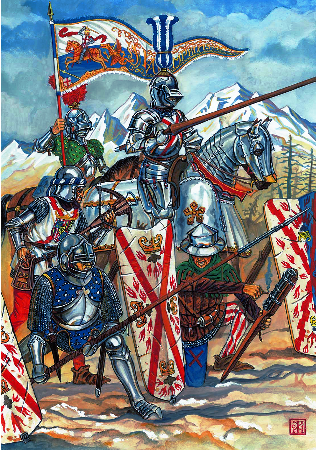 Тевтонский арбалетчик 13 век