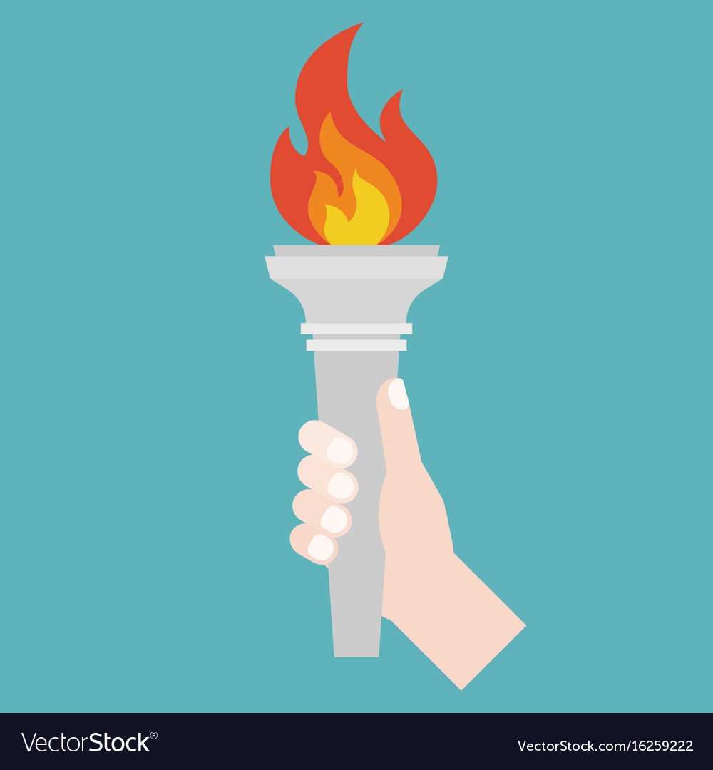 Факел в руке
