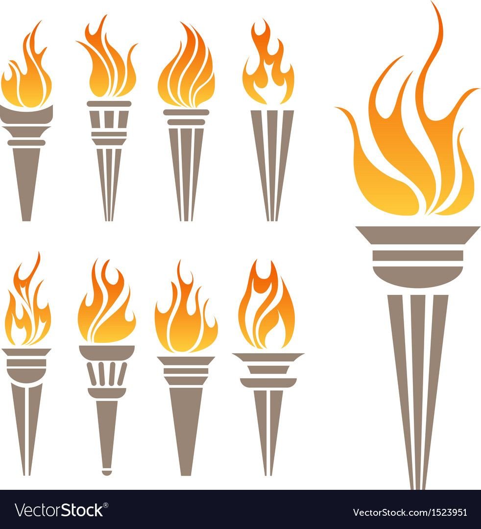 Факел вектор