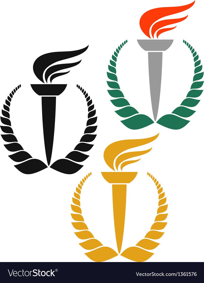 Автомобильная эмблема в виде факела