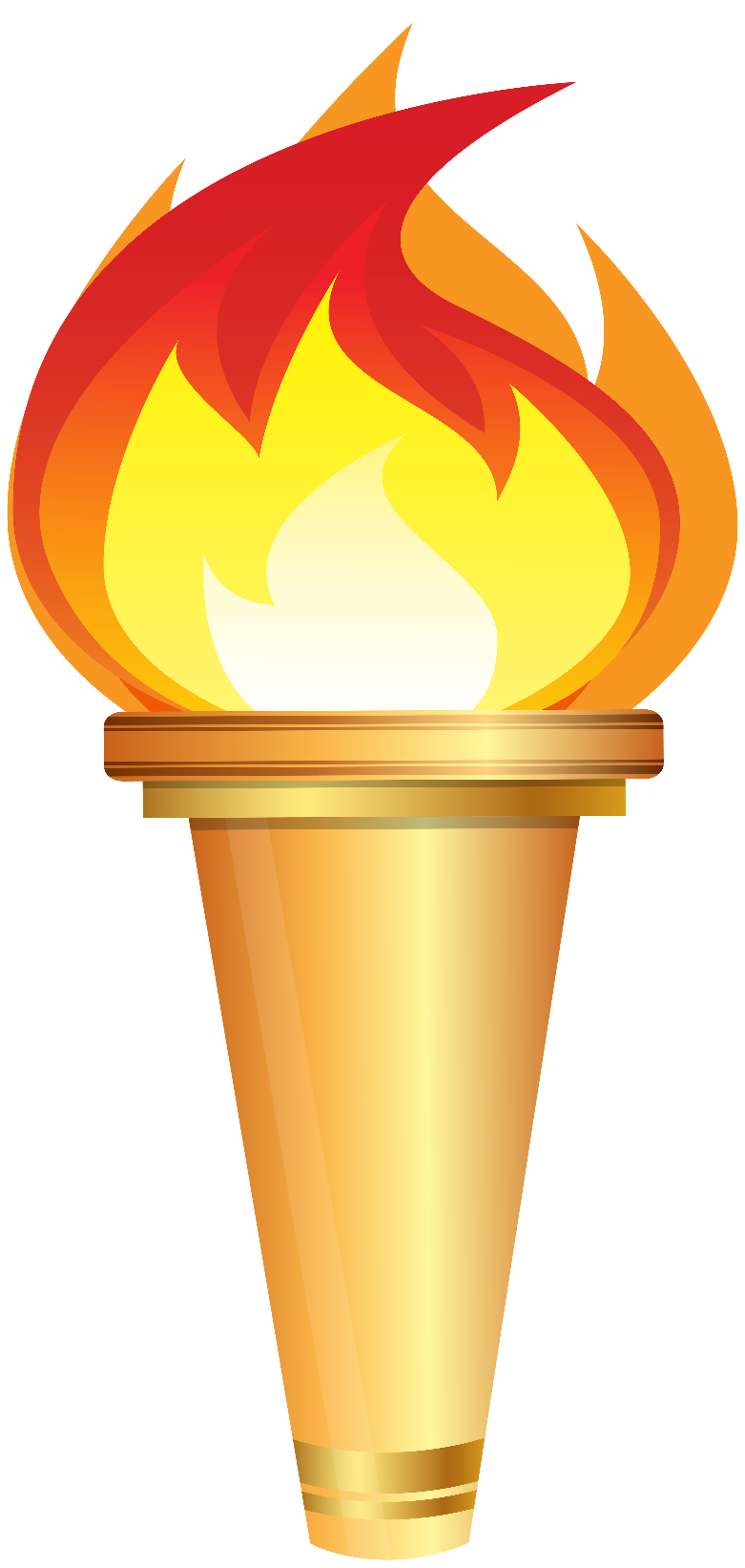 Факел олимпийского огня вектор