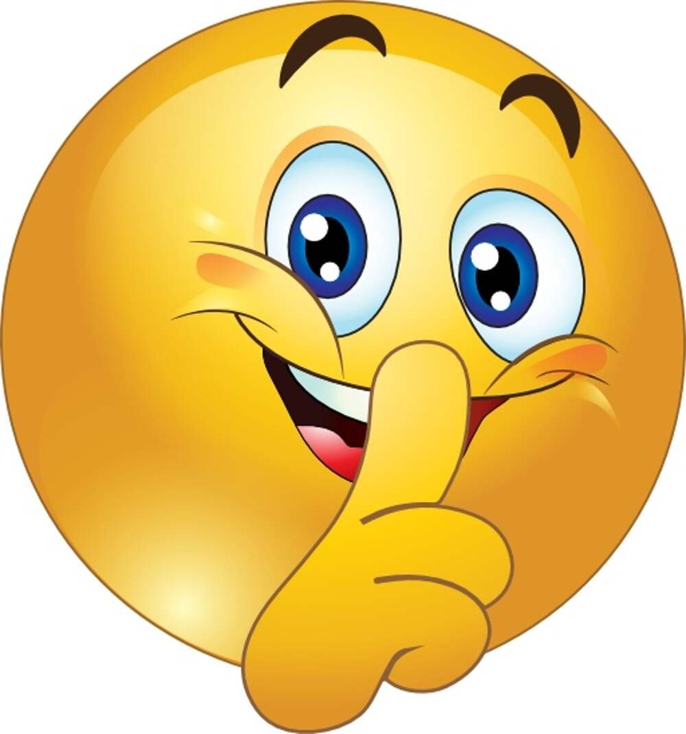 Смайлик тишина