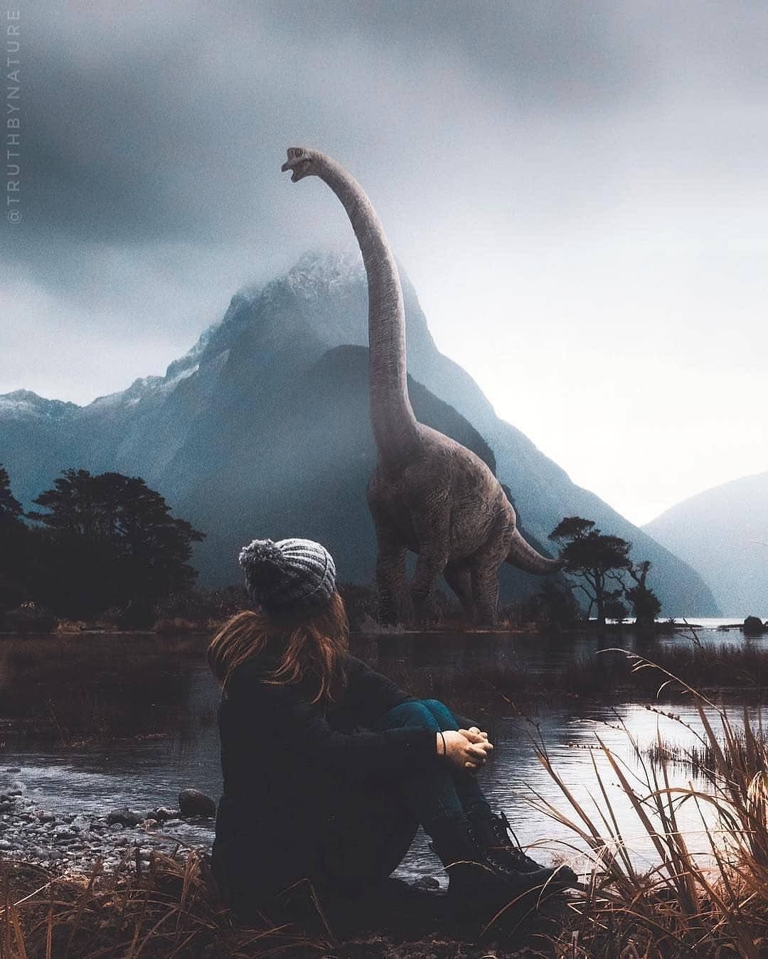 Девочка и динозавр