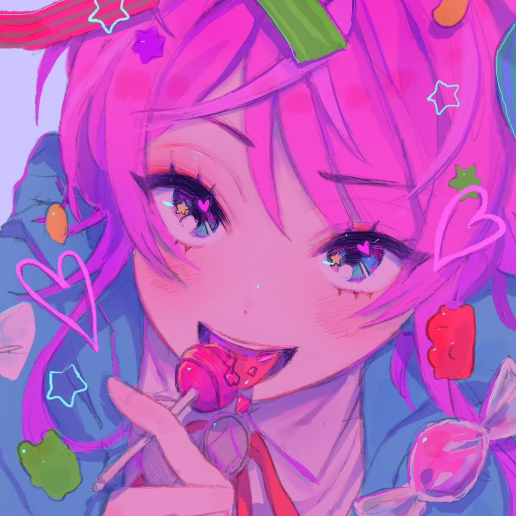 Аниме в розовом цвете