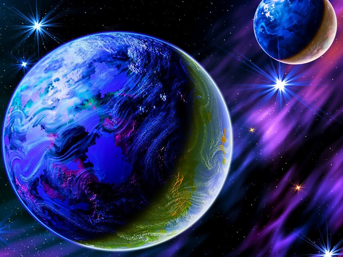 Планета земля из космоса