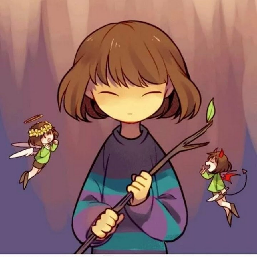 Чара андертейл арт Пацифист