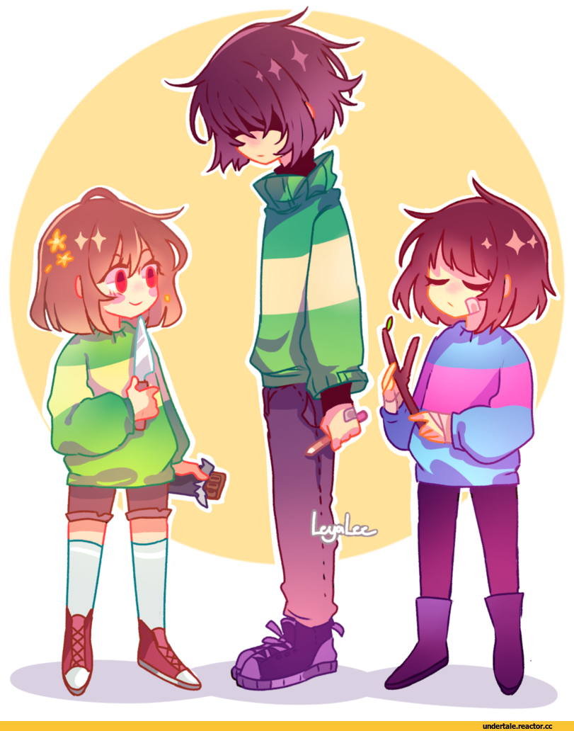 Крис Фриск и Чара арт