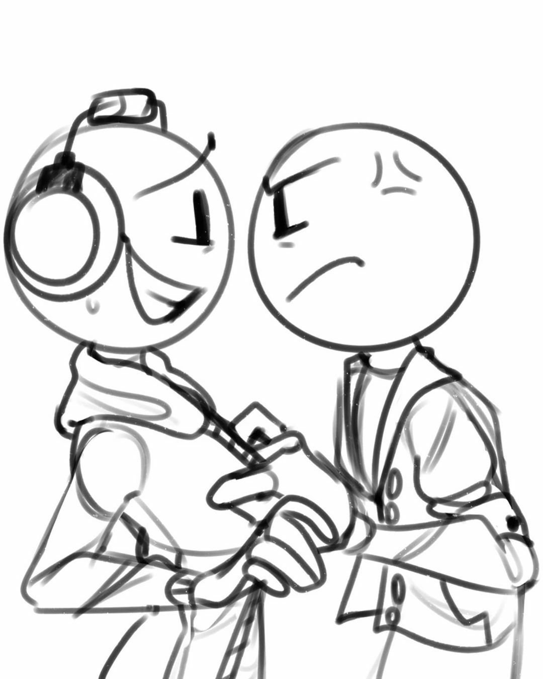 Генри Стикмен кот арт