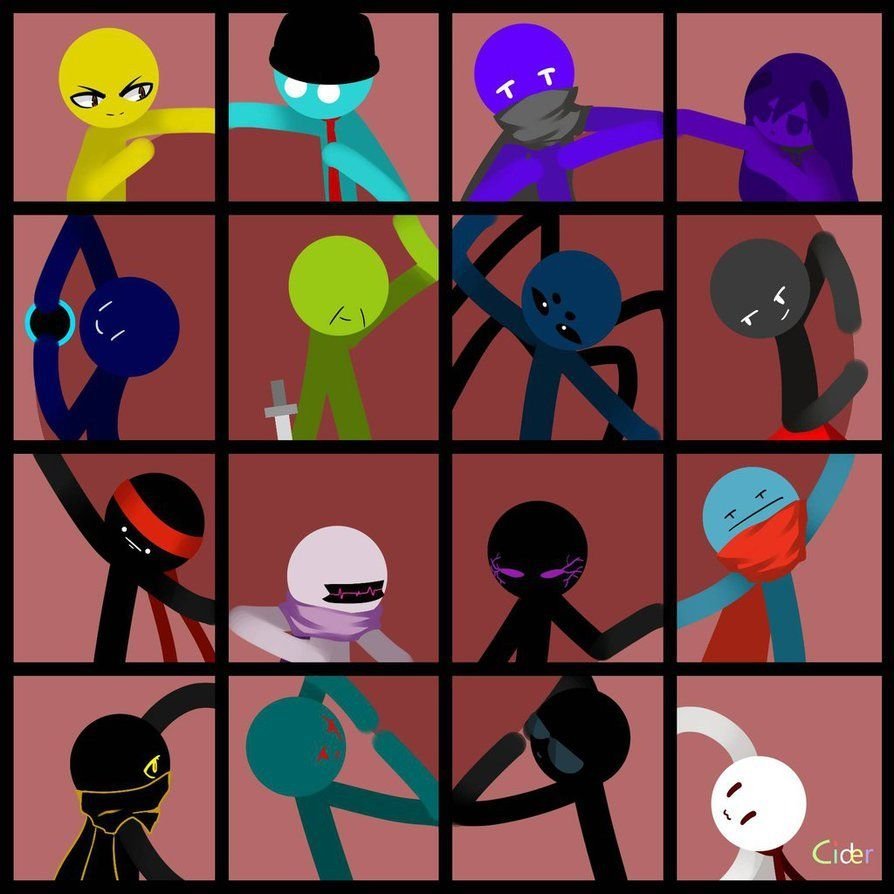 Henry Stickman collection toppat Clan