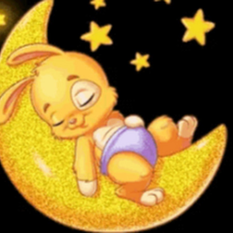 Зайка в кроватке