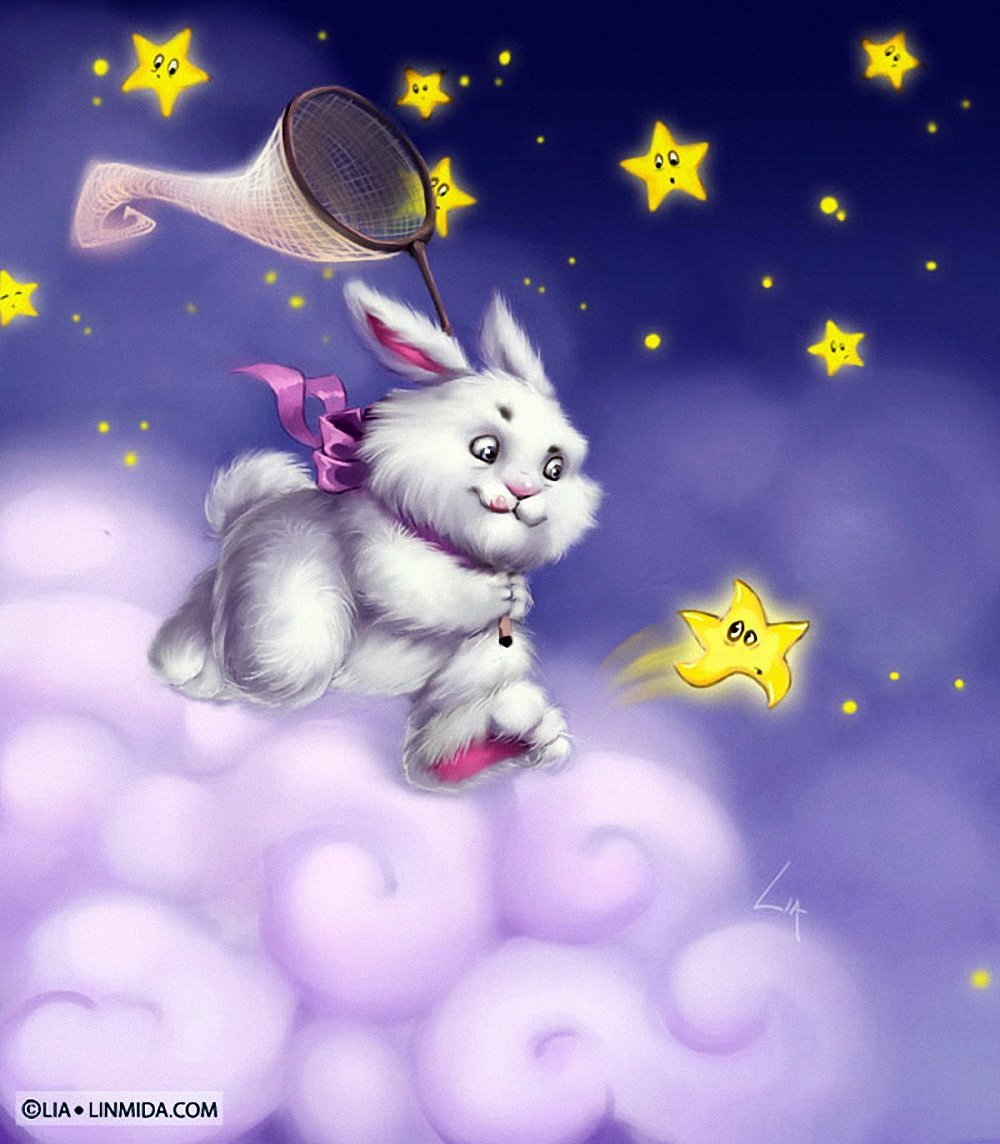 Спокойной ночи зайчик