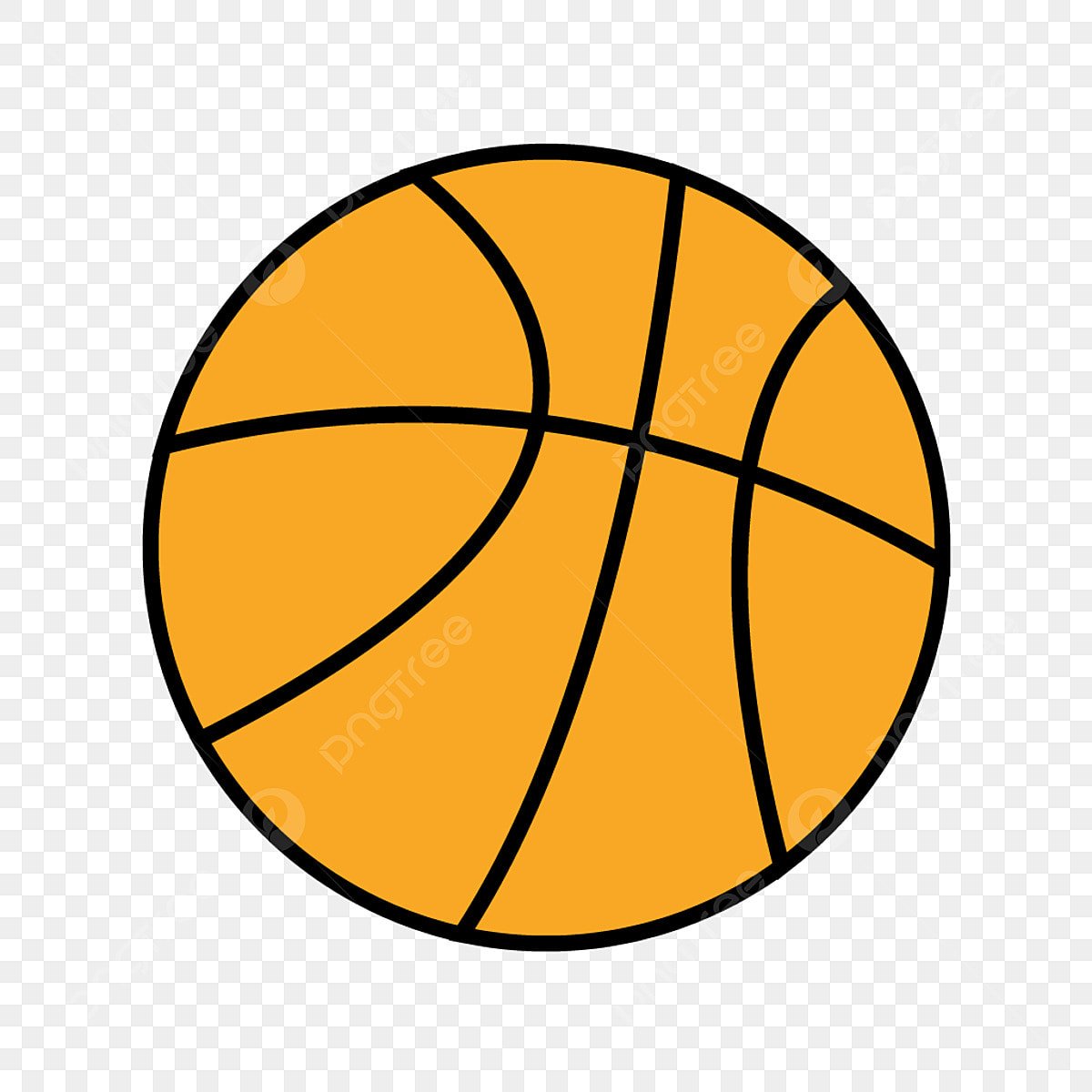 Баскетбольный мяч в развертке вектор