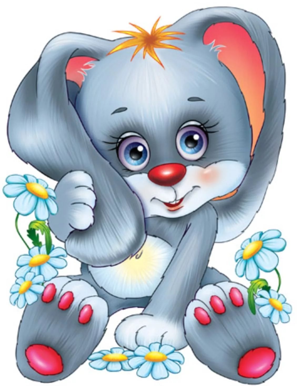 Зайчик на шкафчики в детском саду