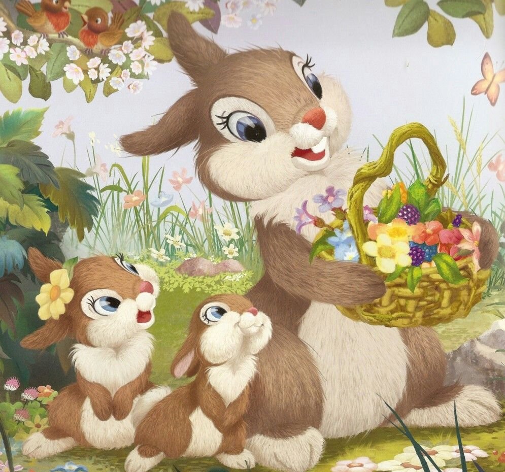 Маска зайца для детей