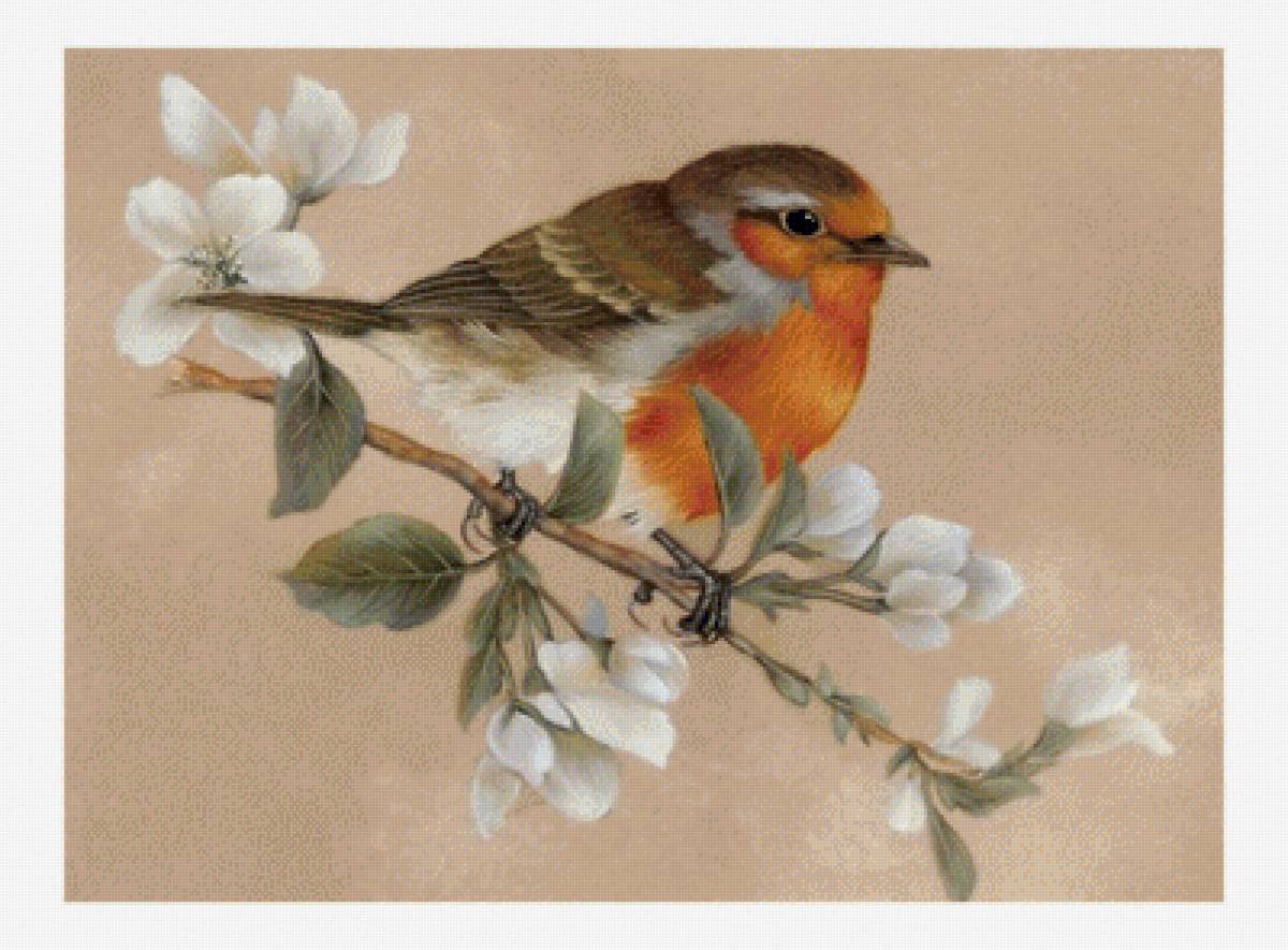 Декоративная стилизация птицы