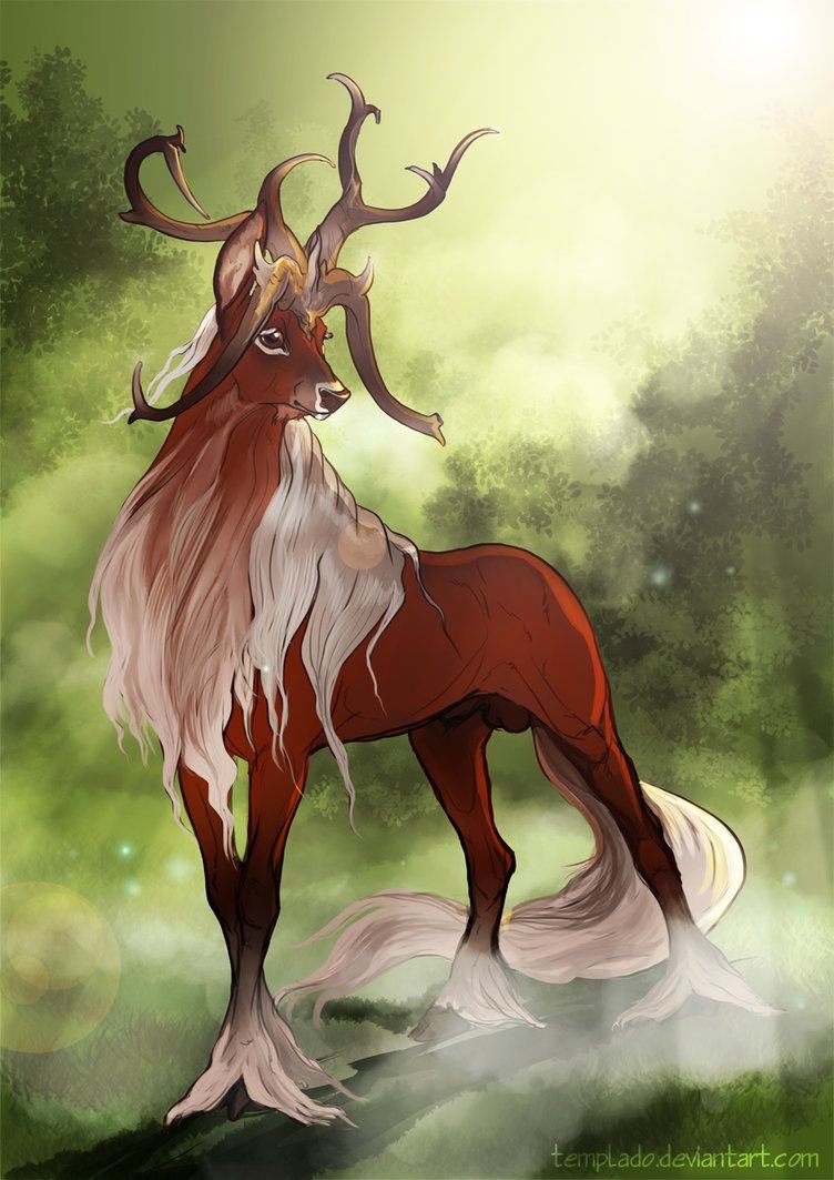 Мифический олень