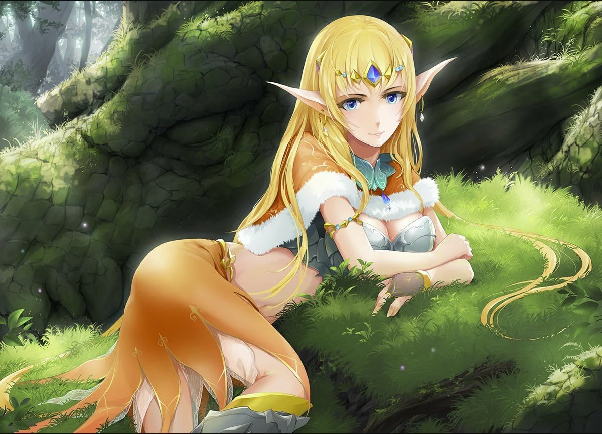 Лесная эльфийка аниме