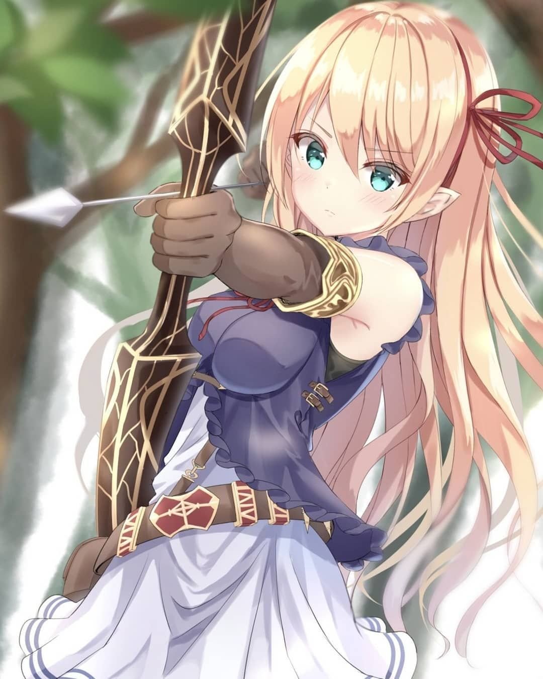 Эльфийка аниме