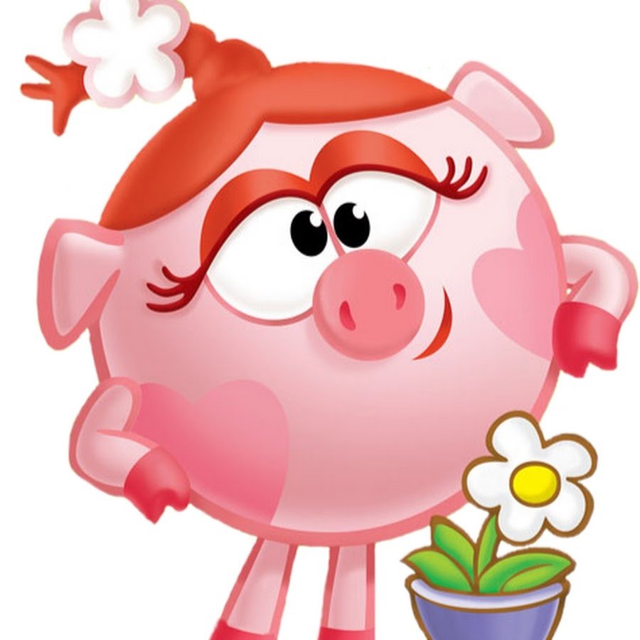 Герой мультика Смешарики Нюша