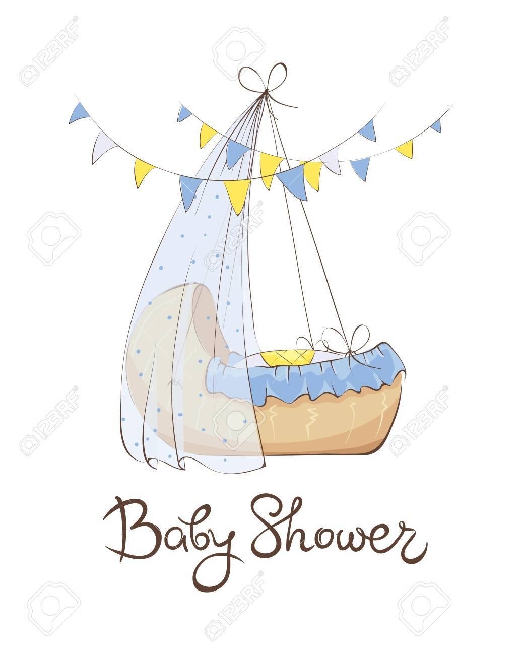 Детская кроватка рисовать