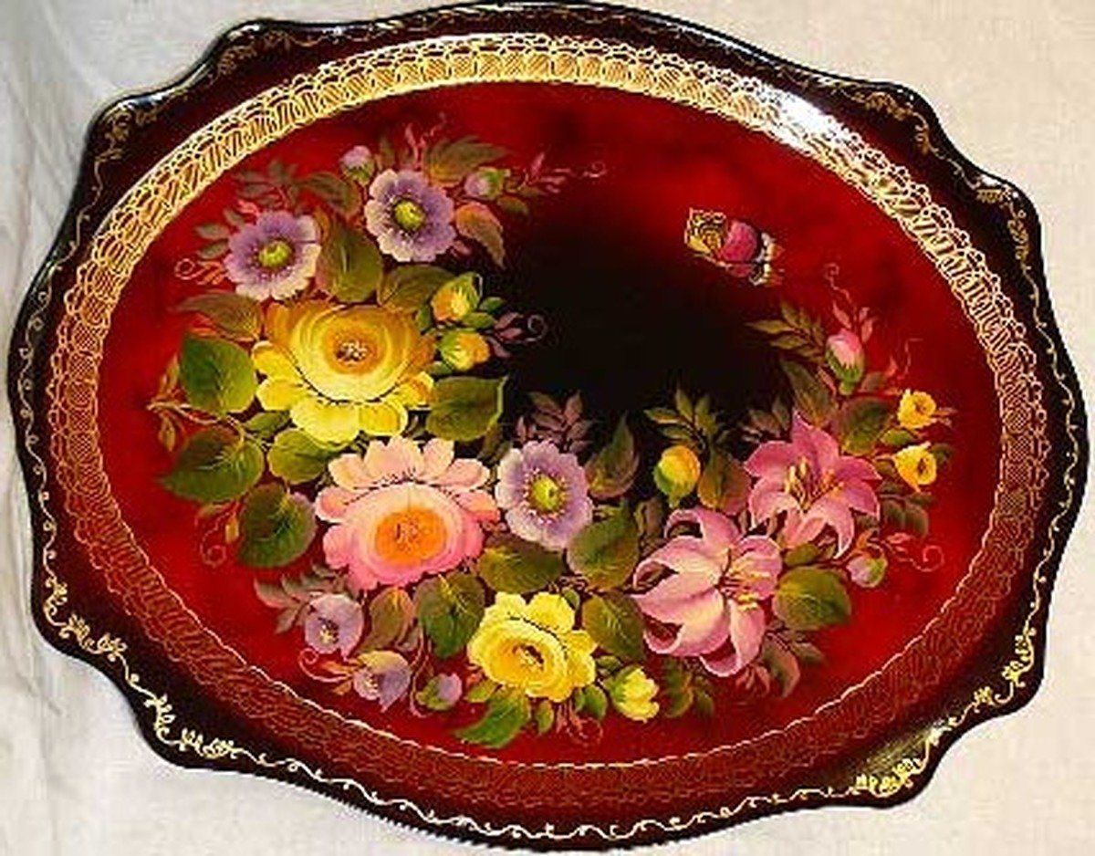 Метальная Лавка тагильские подносы