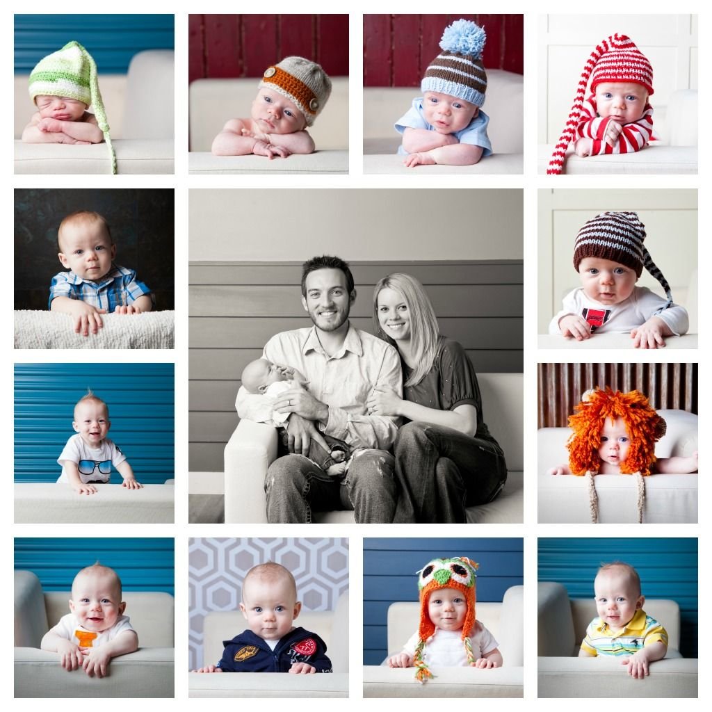 Фотосессия на 1 месяц ребенку