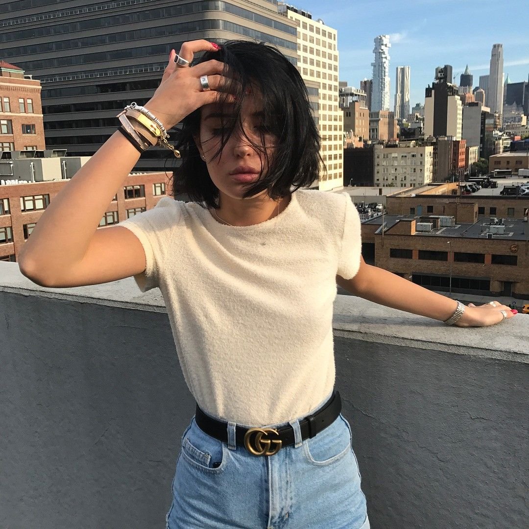 Брюнетки с каре подростки