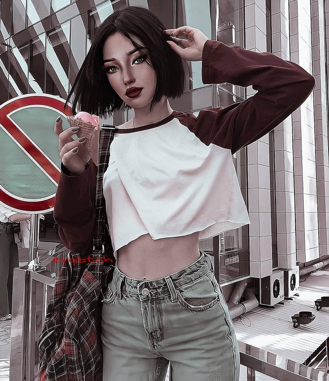 Девушка с каре