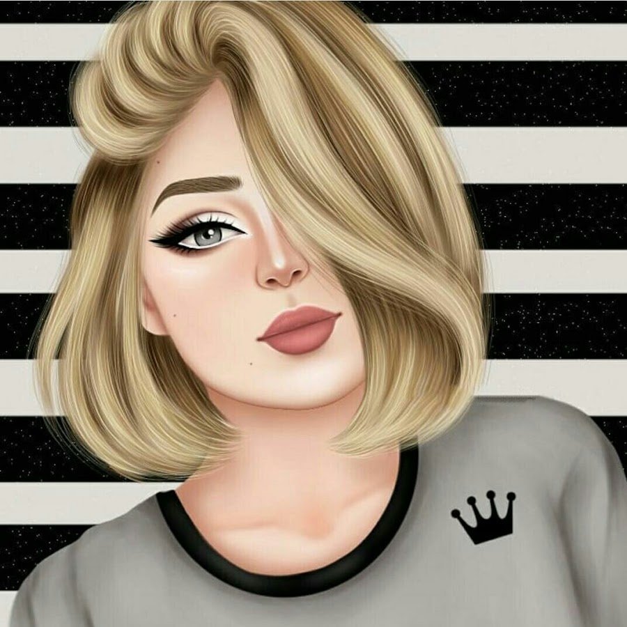 Девушка с каре селфи