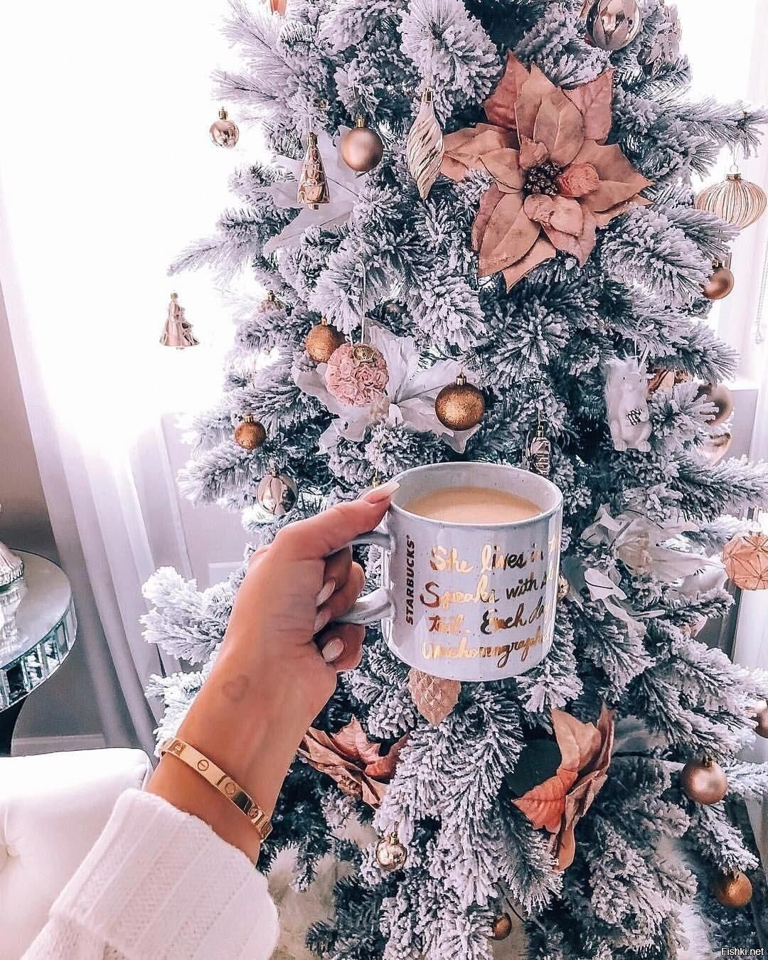 Елка зимой Эстетика