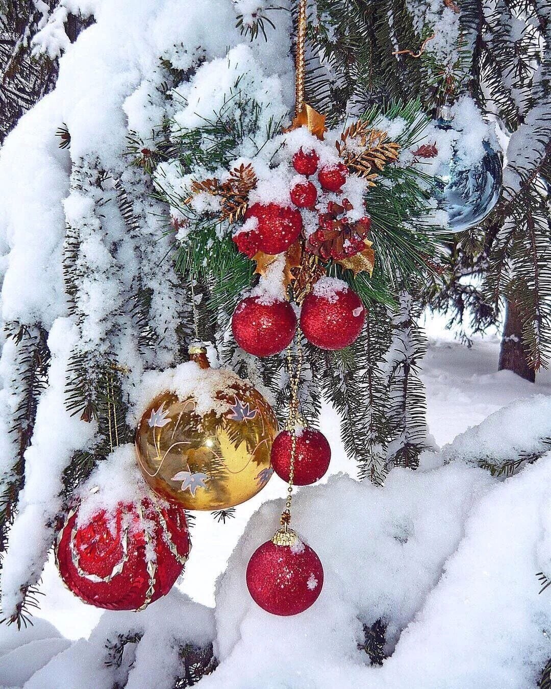 Чашка чая на снегу