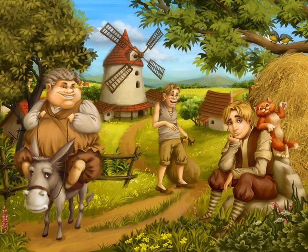 Кот в сапогах три брата