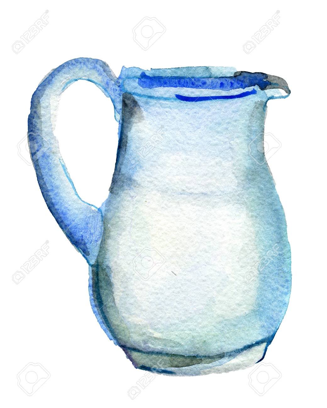 Jug Milk Watercolor