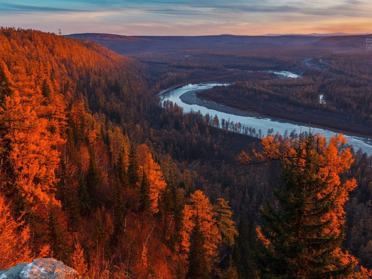 Река Чульман Нерюнгри