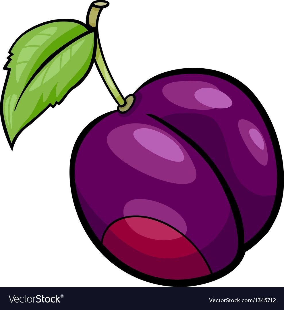 Слива мультяшка