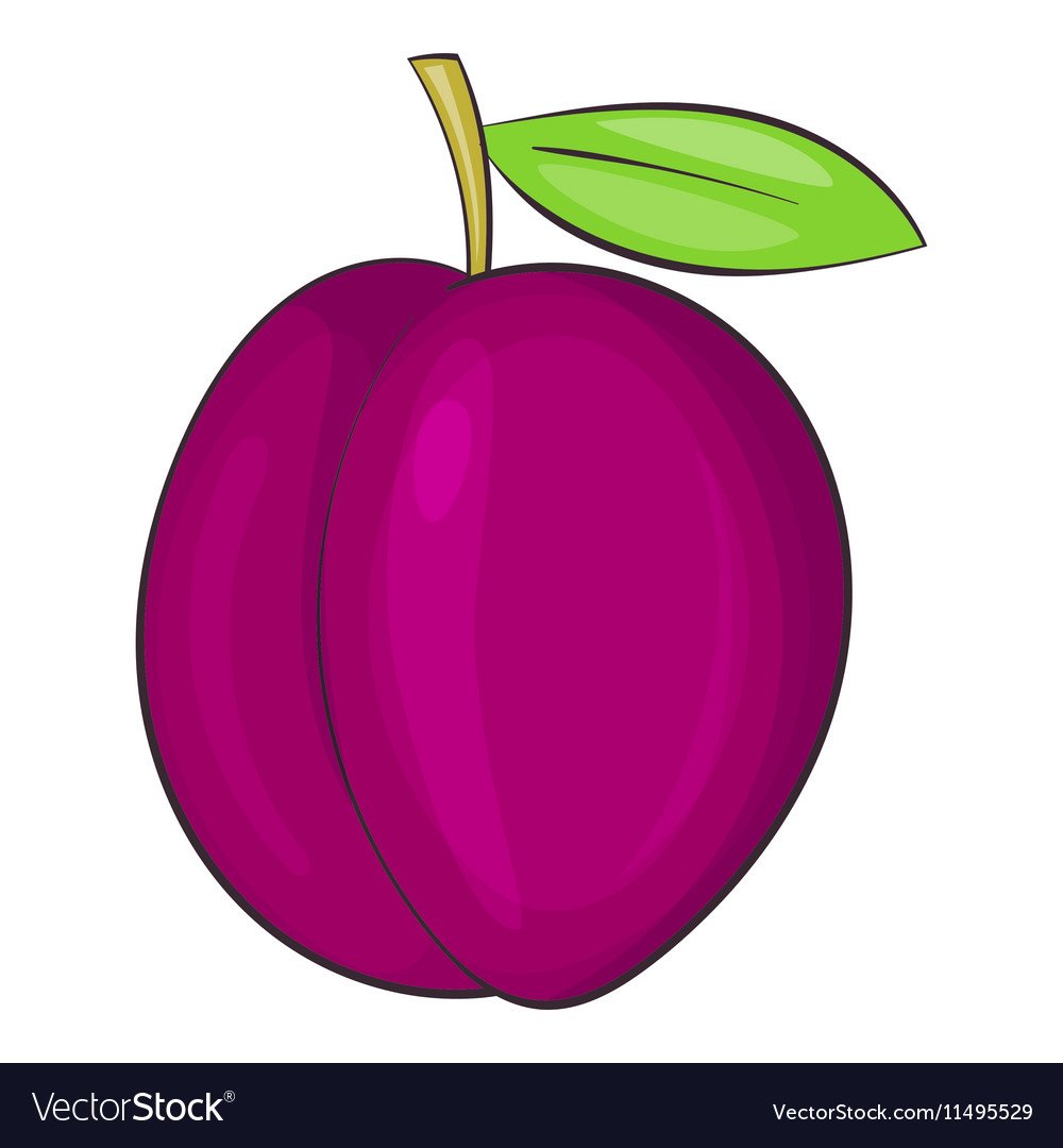 Слива мультяшное