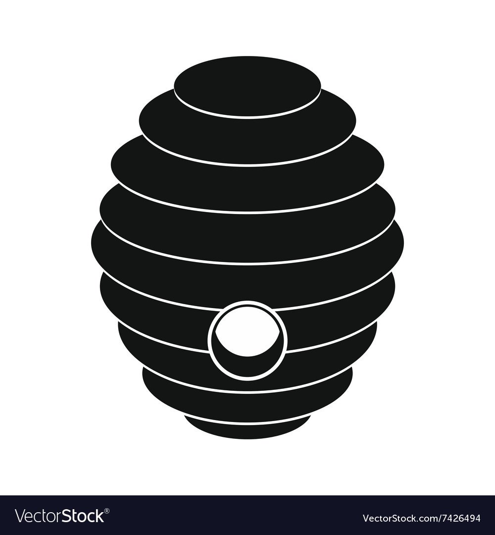 Улей значок черный