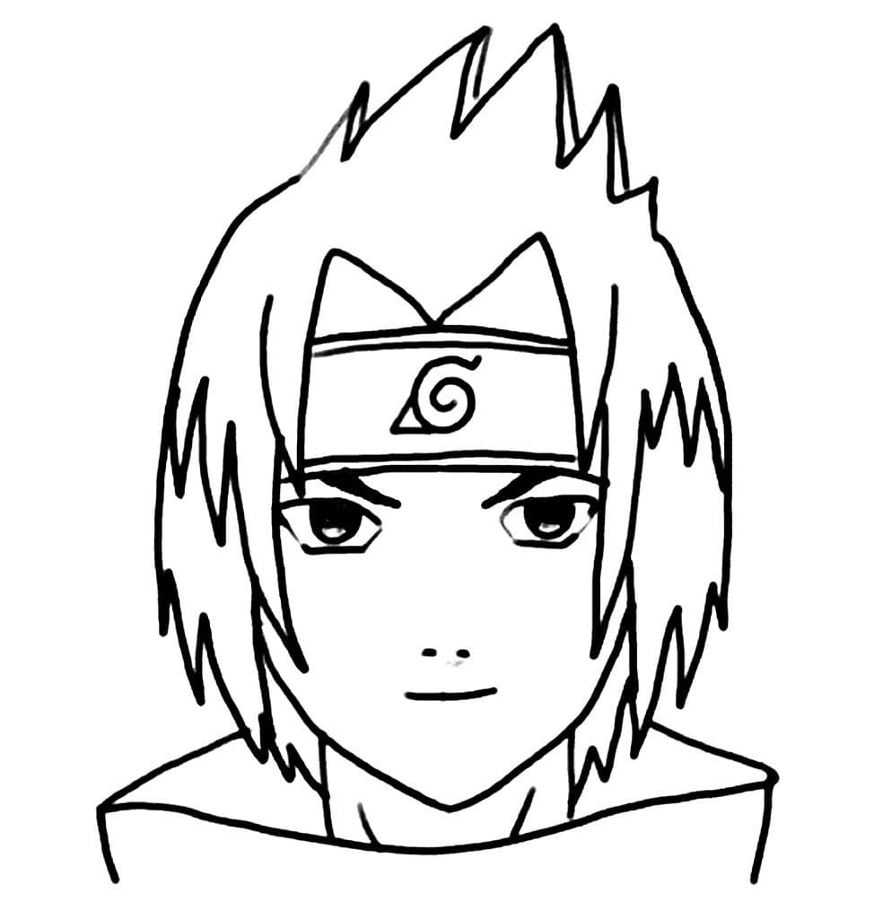 Раскраска Итачи Учиха