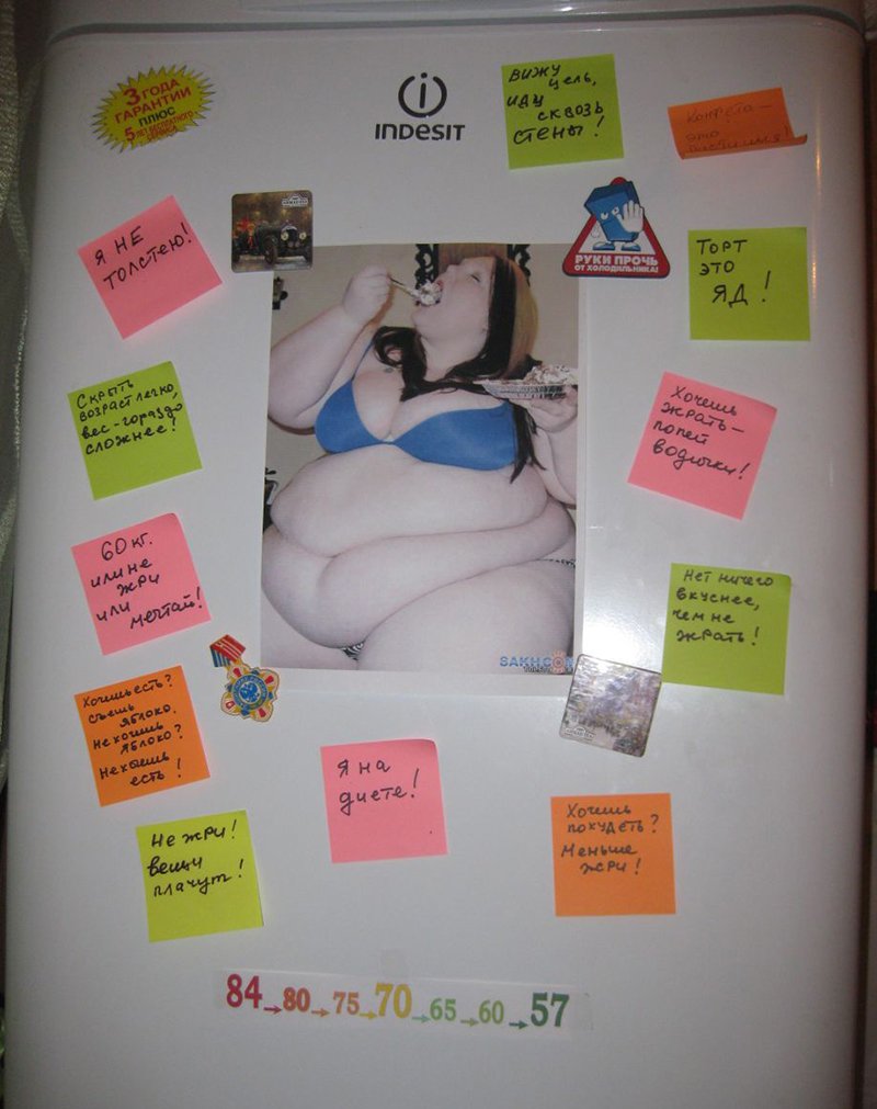 Мотивирующие плакаты для похудения