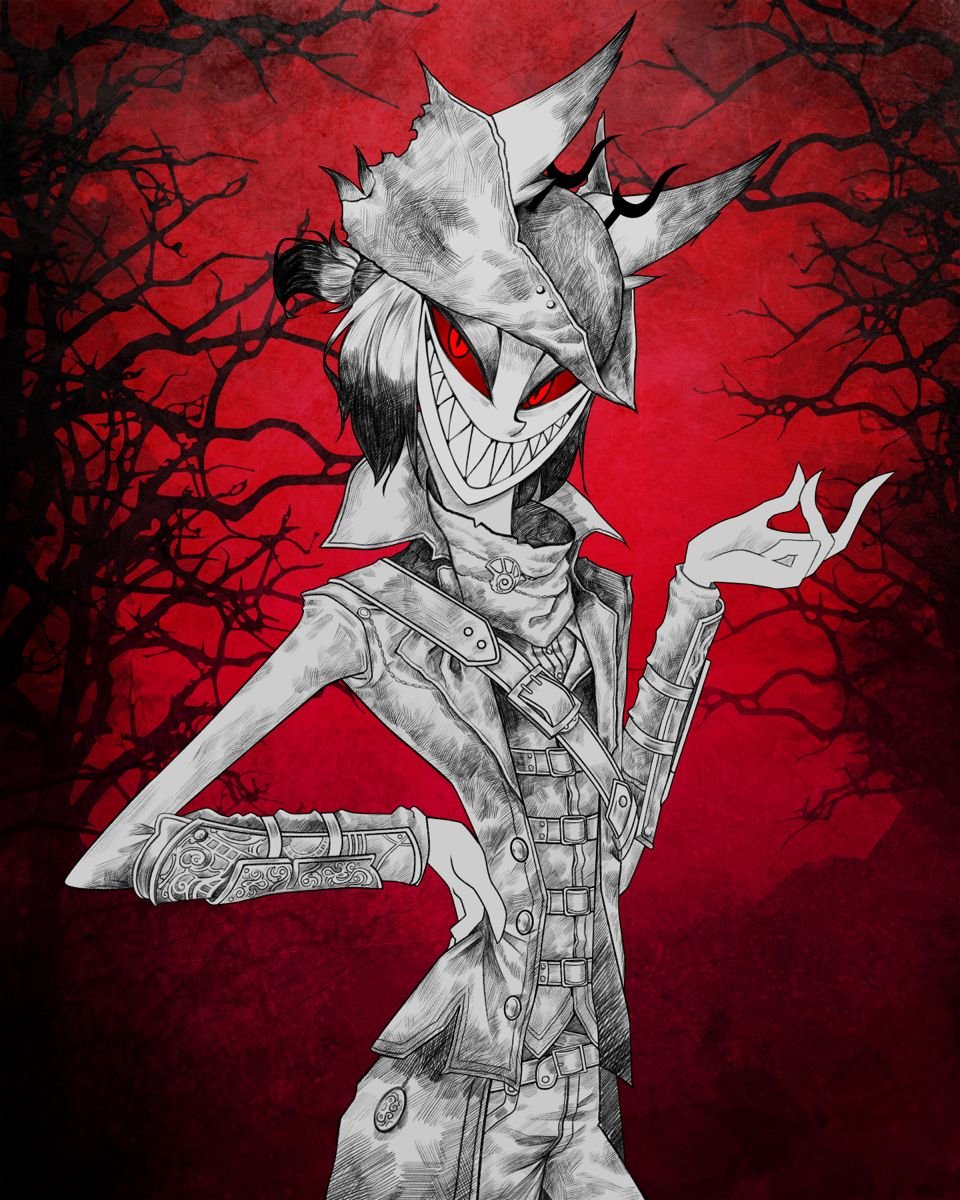 Аластор в образе оленя арт