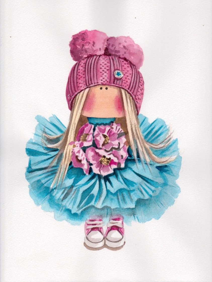 Карина Ясинова иллюстрации куклы