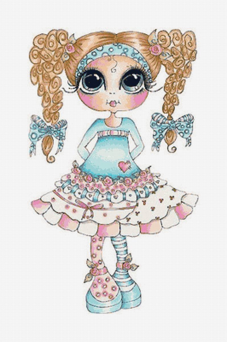 Самая красивая куколка рисунок