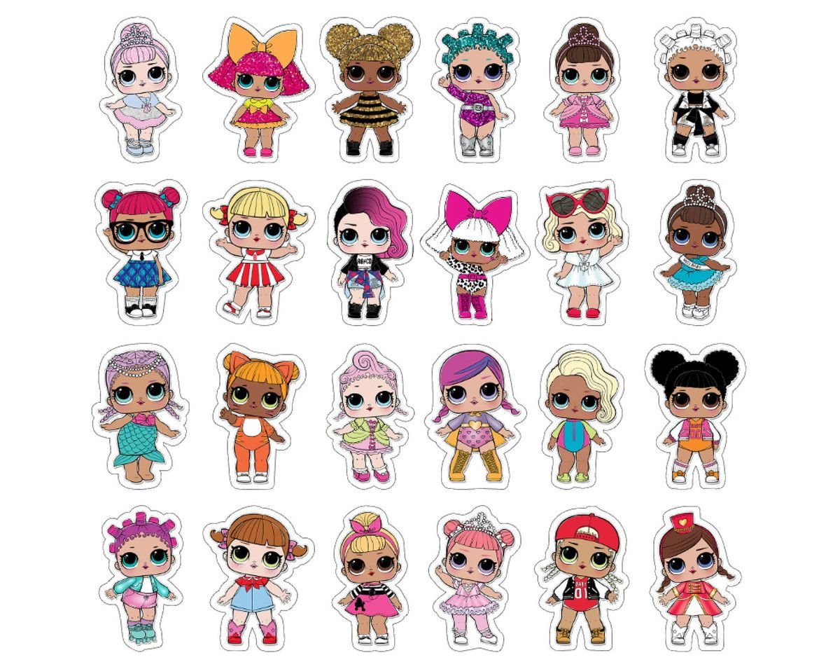 Куколки наклейки