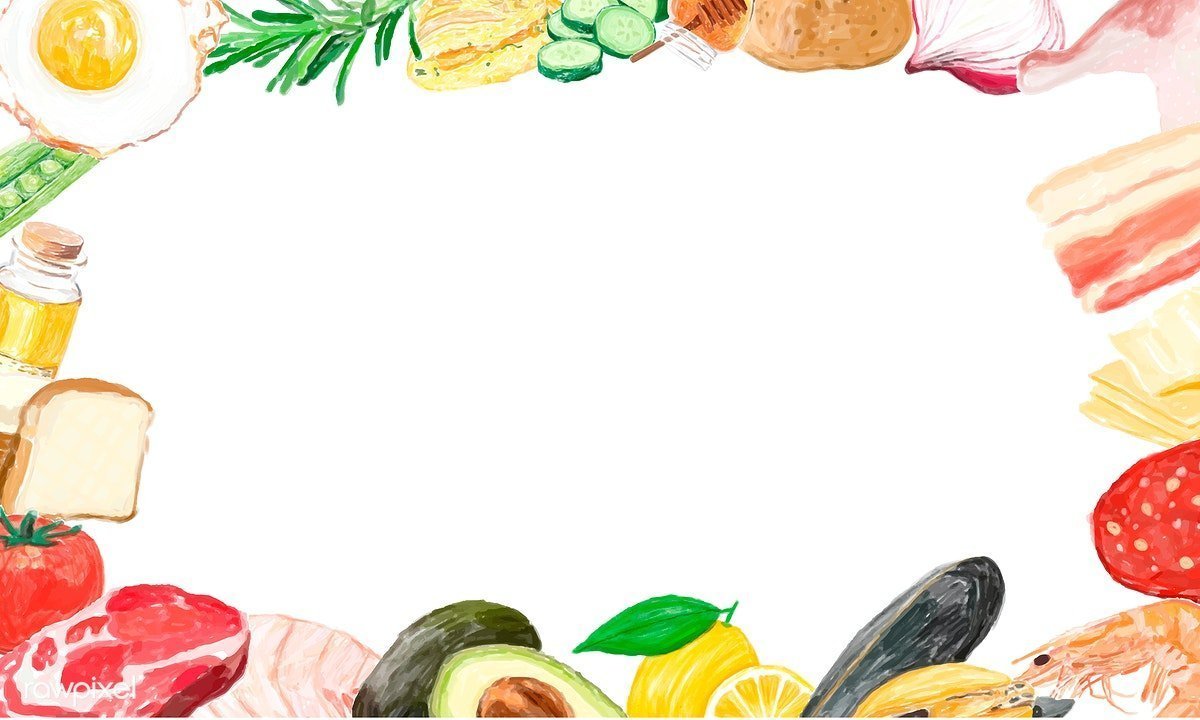 Рамка продукты питания