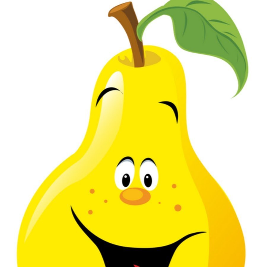 Груша карточка для детей