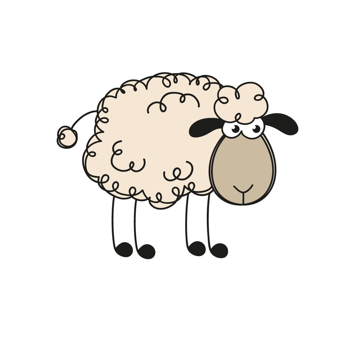 Стилизованная овца