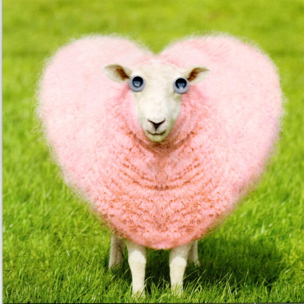 Рита Киркман пастель овцы