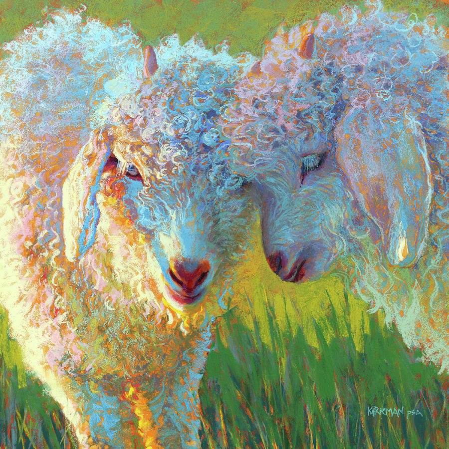 Овечка черно белая