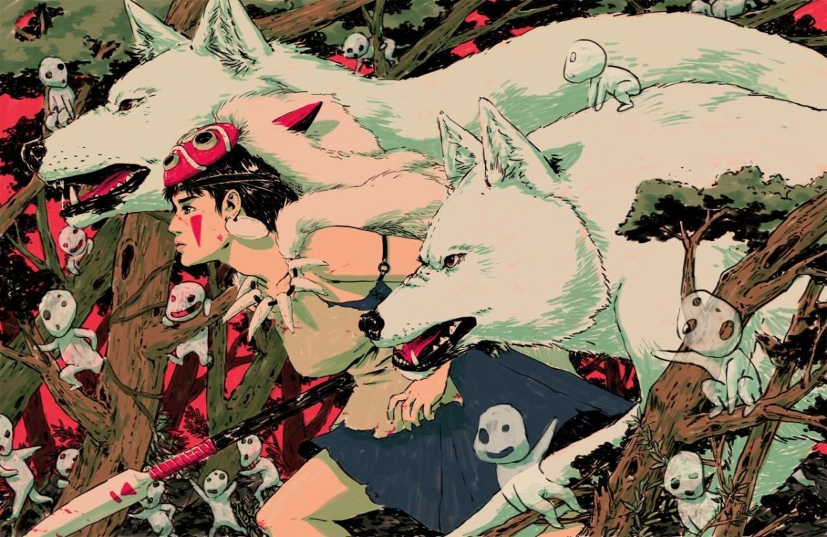 Студия гибли принцесса Мононоке