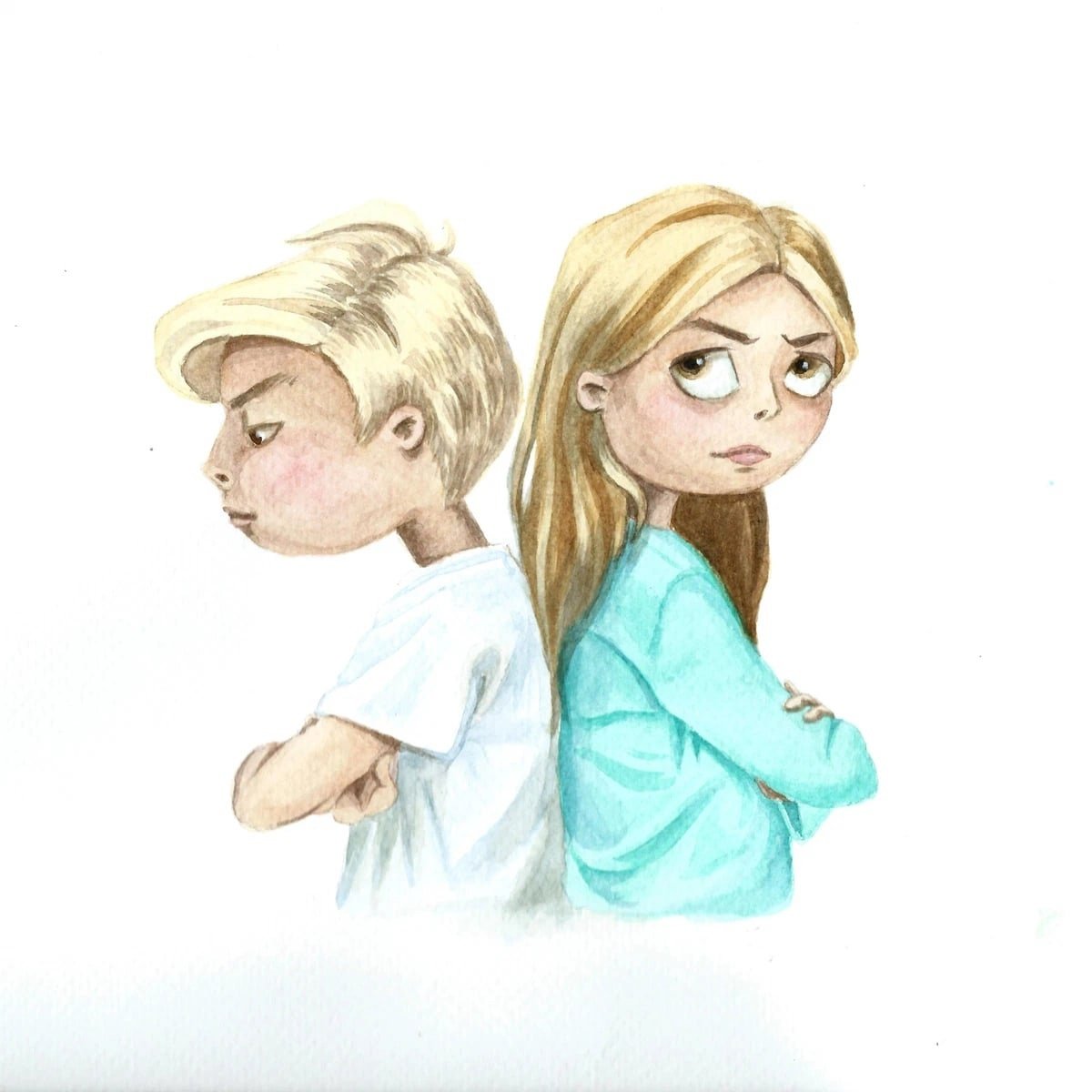 Девушки обернулись в классе